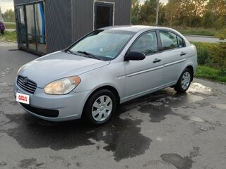 2007 Hyundai Verna II, серебристый, 380000 рублей, вид 2
