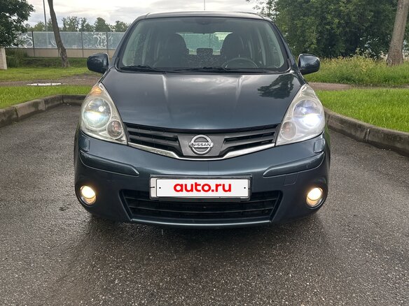 2013 Nissan Note I Рестайлинг, синий, 850000 рублей - вид 1