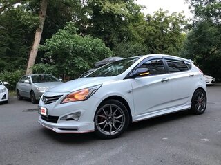2015 Hyundai Solaris I Рестайлинг, белый, 1050000 рублей, вид 2