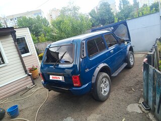 2002 Lada (ВАЗ) 2121 (4x4) I Рестайлинг, синий, 420000 рублей, вид 4