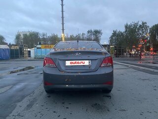 2016 Hyundai Solaris I Рестайлинг, серый, 799999 рублей, вид 4