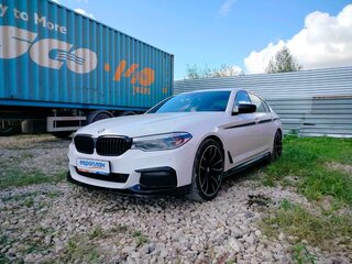 2020 BMW 5 серии 530d xDrive VII (G30/G31/G38) Рестайлинг, белый, 3800000 рублей, вид 2