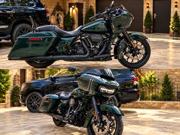 2021 Harley-Davidson Road Glide Special, зелёный, 1900000 рублей - вид 1