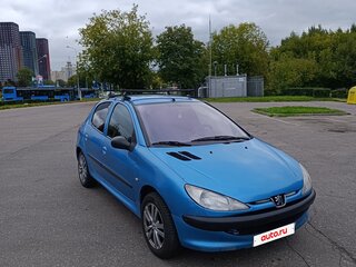 2002 Peugeot 206, голубой, 235000 рублей, вид 4