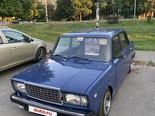 2007 Lada (ВАЗ) 2107, синий, 250000 рублей, вид 4