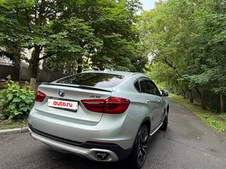 2015 BMW X6 30d II (F16), серебристый, 3900000 рублей, вид 4