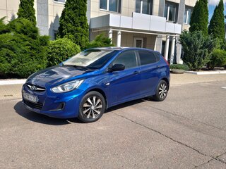 2012 Hyundai Solaris I, синий, 759000 рублей, вид 1