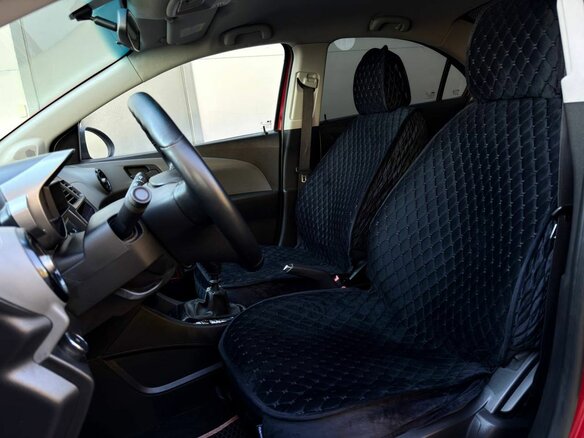 2012 Chevrolet Aveo II, красный, 485000 рублей - вид 8