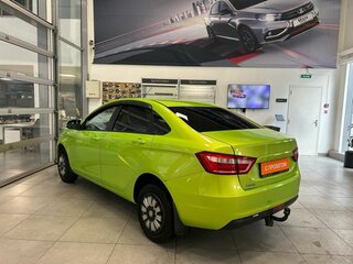 2016 Lada (ВАЗ) Vesta I, зелёный, 650000 рублей, вид 3
