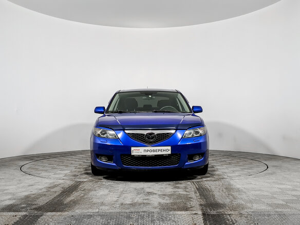 2007 Mazda 3 I (BK) Рестайлинг, синий, 355000 рублей - вид 1