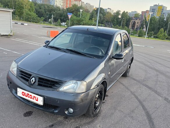 2006 Renault Logan I, серый, 122000 рублей