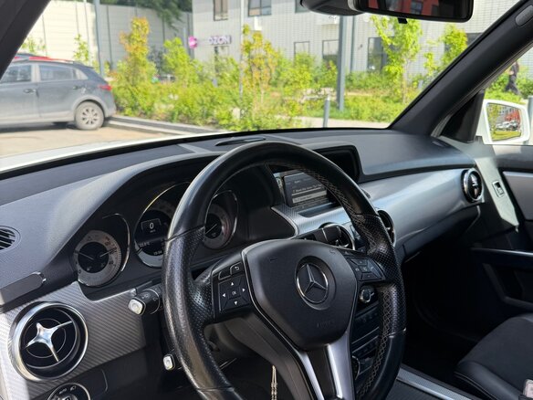 2012 Mercedes-Benz GLK-Класс 300 I (X204) Рестайлинг, белый, 1800000 рублей - вид 8