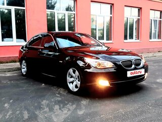 2008 BMW 5 серии 525i V (E60/E61) Рестайлинг, чёрный, 1777000 рублей, вид 3