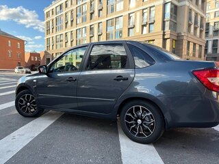 2016 Lada (ВАЗ) Granta I, серебристый, 529000 рублей, вид 4
