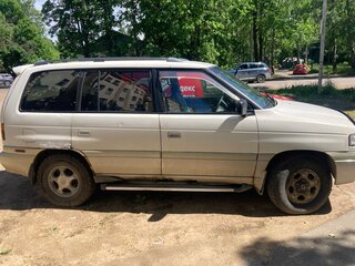 1996 Mazda MPV I (LV), белый, 170000 рублей, вид 3