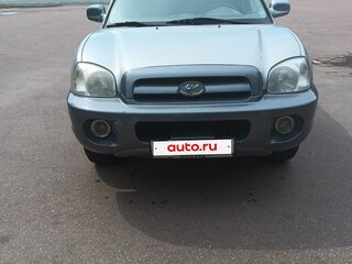 2004 Hyundai Santa Fe I, серебристый, 550000 рублей, вид 5