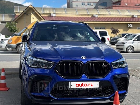 2021 BMW X6 M III (F96), синий, 12000000 рублей - вид 1