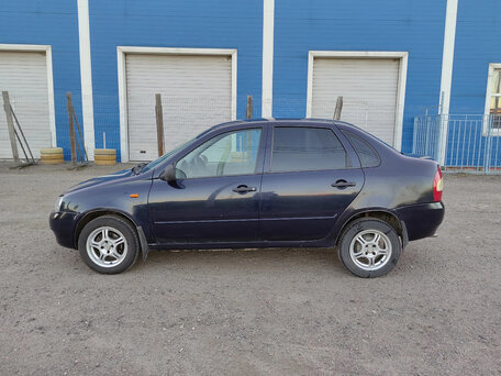 2008 Lada (ВАЗ) Kalina I, синий, 180000 рублей, вид 4