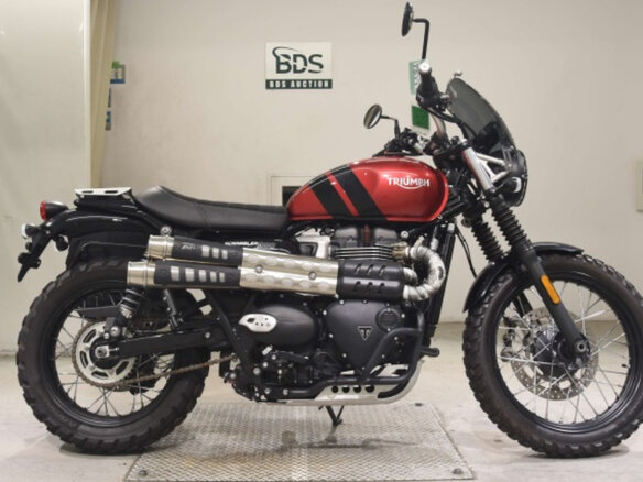 2023 Triumph Scrambler, красный, 825000 рублей