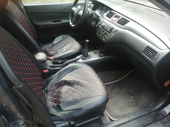2007 Mitsubishi Lancer IX Рестайлинг, чёрный - вид 5