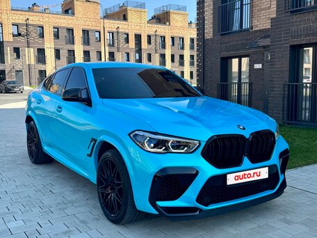 2020 BMW X6 M Competition III (F96), голубой, 9499000 рублей, вид 4