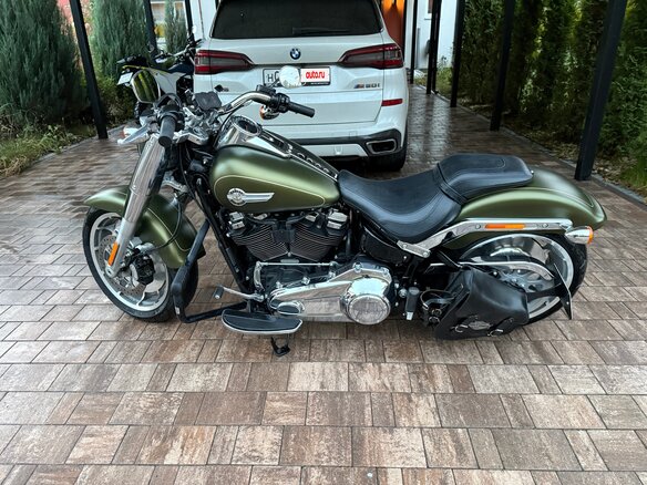 2022 Harley-Davidson Fat Boy, зелёный, 2300000 рублей - вид 7