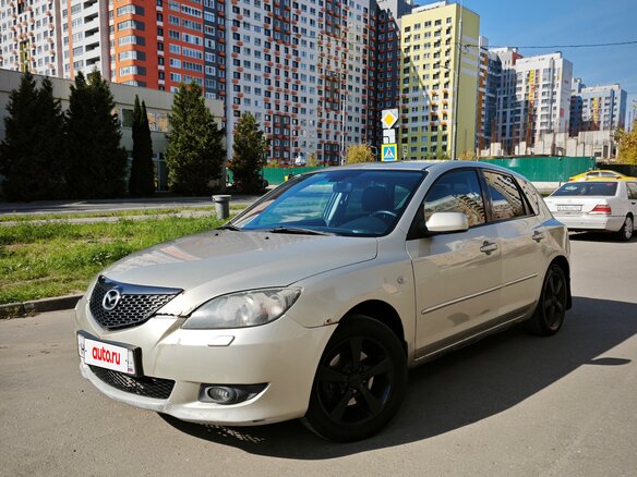 2005 Mazda 3 I (BK), серый - вид 1