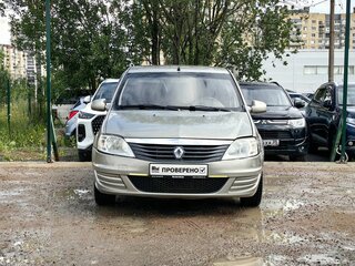 2012 Renault Logan I Рестайлинг, бежевый, 99000 рублей, вид 2