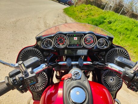 2010 Kawasaki VN1700 Vulcan, красный, 700000 рублей, вид 5