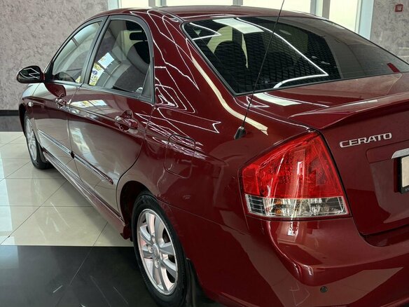 2008 Kia Cerato I Рестайлинг, красный, 645000 рублей - вид 25
