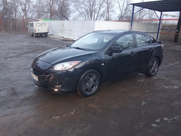 2010 Mazda 3 II (BL), чёрный, 555000 рублей