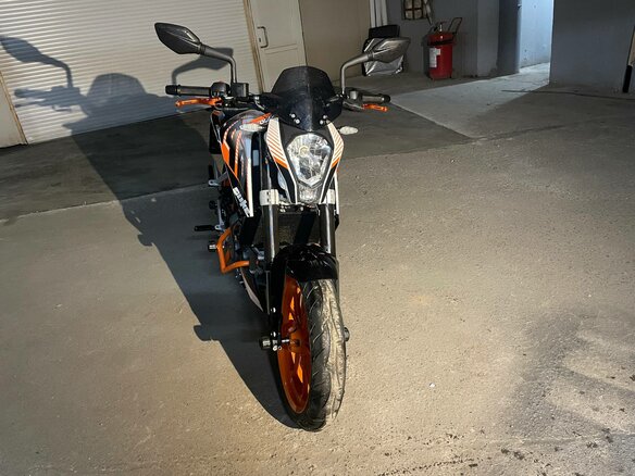 2014 KTM 390 Duke, белый, 390000 рублей - вид 1