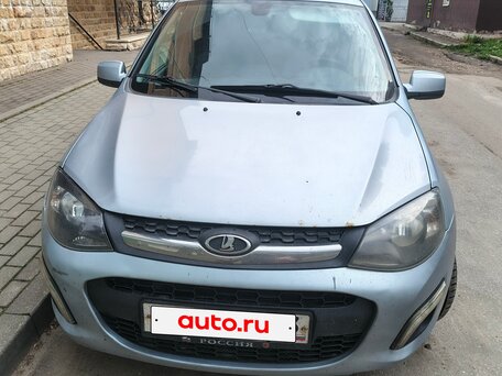 2014 Lada (ВАЗ) Kalina II, голубой, вид 4