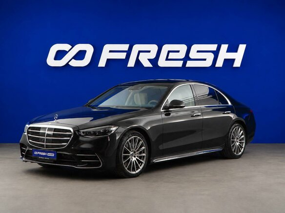 2021 Mercedes-Benz S-Класс 500 4MATIC VII (W223), чёрный - вид 4
