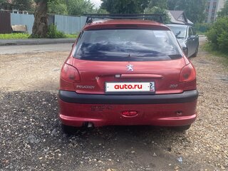 2006 Peugeot 206, красный, 120000 рублей, вид 3