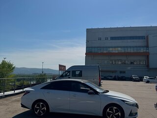 2023 Hyundai Elantra VII (CN7), белый, 1400000 рублей, вид 5