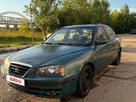 2004 Hyundai Elantra III (XD2) Рестайлинг, зелёный, вид 1