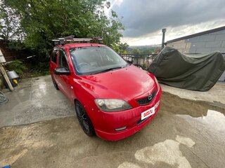 2004 Mazda 2 I (DY), красный, 280000 рублей, вид 3