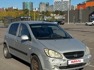 2009 Hyundai Getz I Рестайлинг, серебристый, 435000 рублей, вид 3