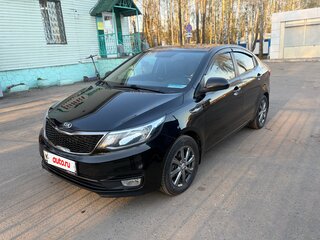 2017 Kia Rio III Рестайлинг, чёрный, 1280000 рублей, вид 1