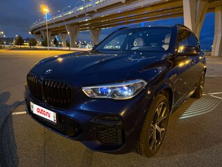 2021 BMW X5 40i IV (G05/G18), синий, 6950000 рублей, вид 2