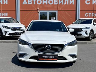 2016 Mazda 6 III (GJ) Рестайлинг, белый, 1570000 рублей, вид 2