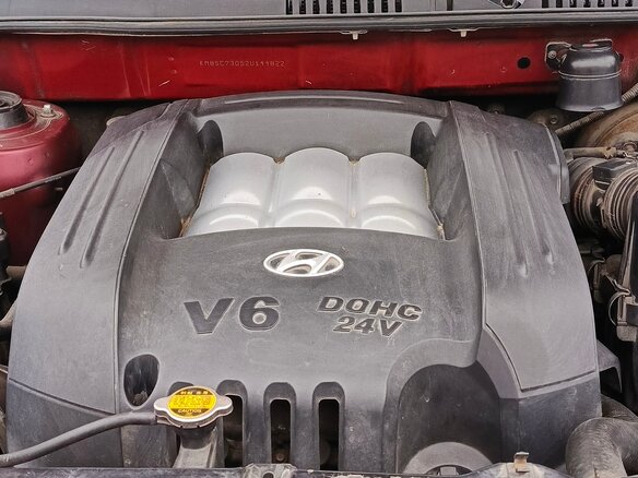 2002 Hyundai Santa Fe I, пурпурный, 600000 рублей - вид 12
