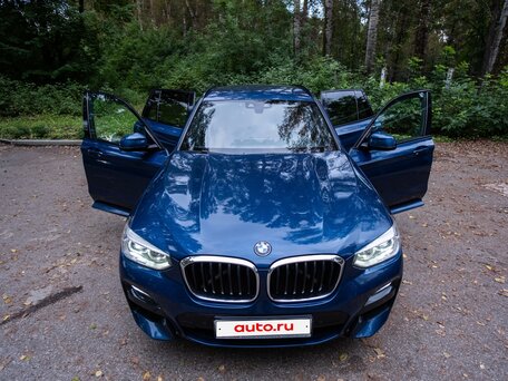 2018 BMW X3 30i xDrive III (G01), синий, 3900000 рублей, вид 4