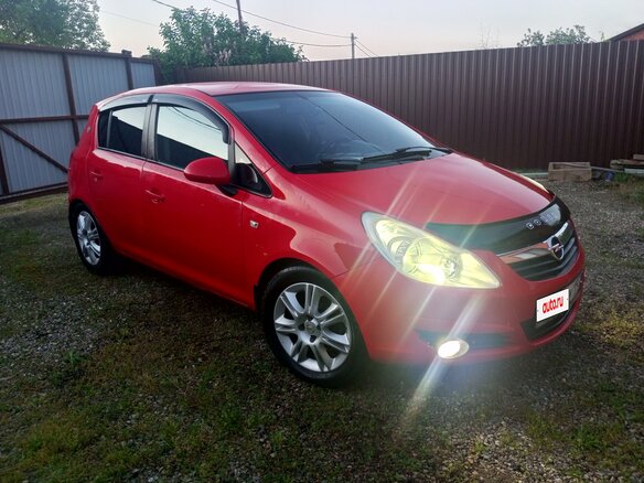 2008 Opel Corsa D, красный, 365000 рублей - вид 2
