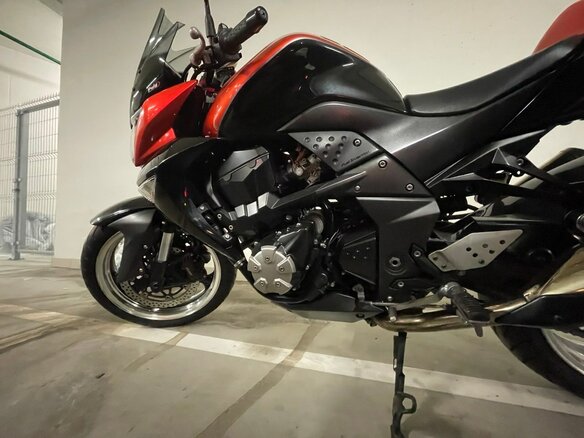 2009 Kawasaki Z 1000, оранжевый, 580000 рублей - вид 8