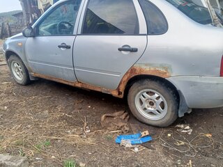 2008 Lada (ВАЗ) Kalina I, серебристый, 80000 рублей, вид 4
