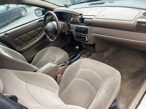 2002 Chrysler Sebring II, золотистый, 215000 рублей - вид 6