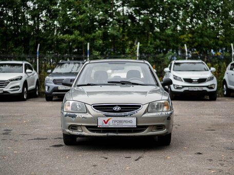 2007 Hyundai Accent ТагАЗ II, бежевый, 280000 рублей, вид 3