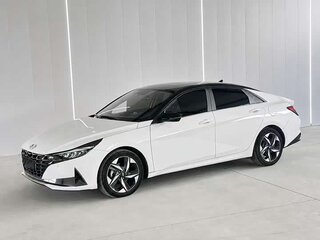 2022 Hyundai Elantra VII (CN7), белый, 1250000 рублей, вид 4
